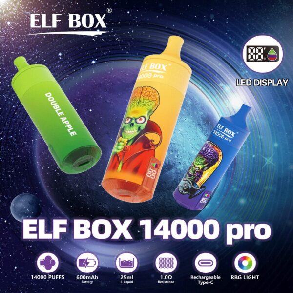 ELF Box RGB 14000 Pro (14K) Puffs Disposable Vape