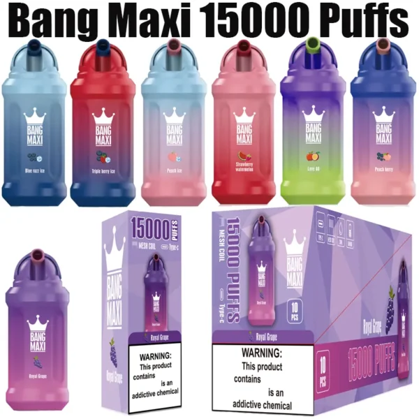AIVONO BANG MAXI 15000 (15K)Puffs Rechargeable Disposable Vape
