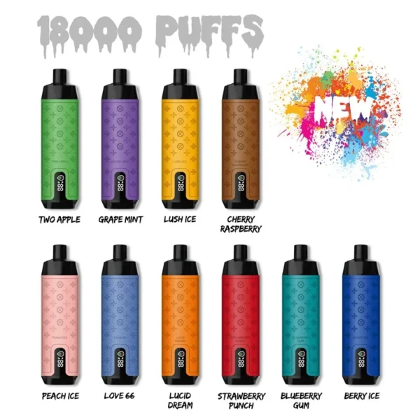 AIVONO Deluxe Bar 18000 (18K) Puffs Rechargeable Disposable Vape