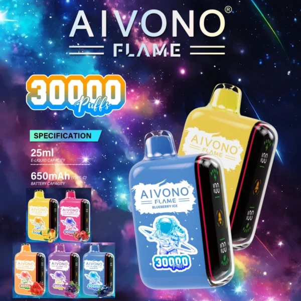 AIVONO FLAME AIM  30000 (30K)Puffs Disposable Vape