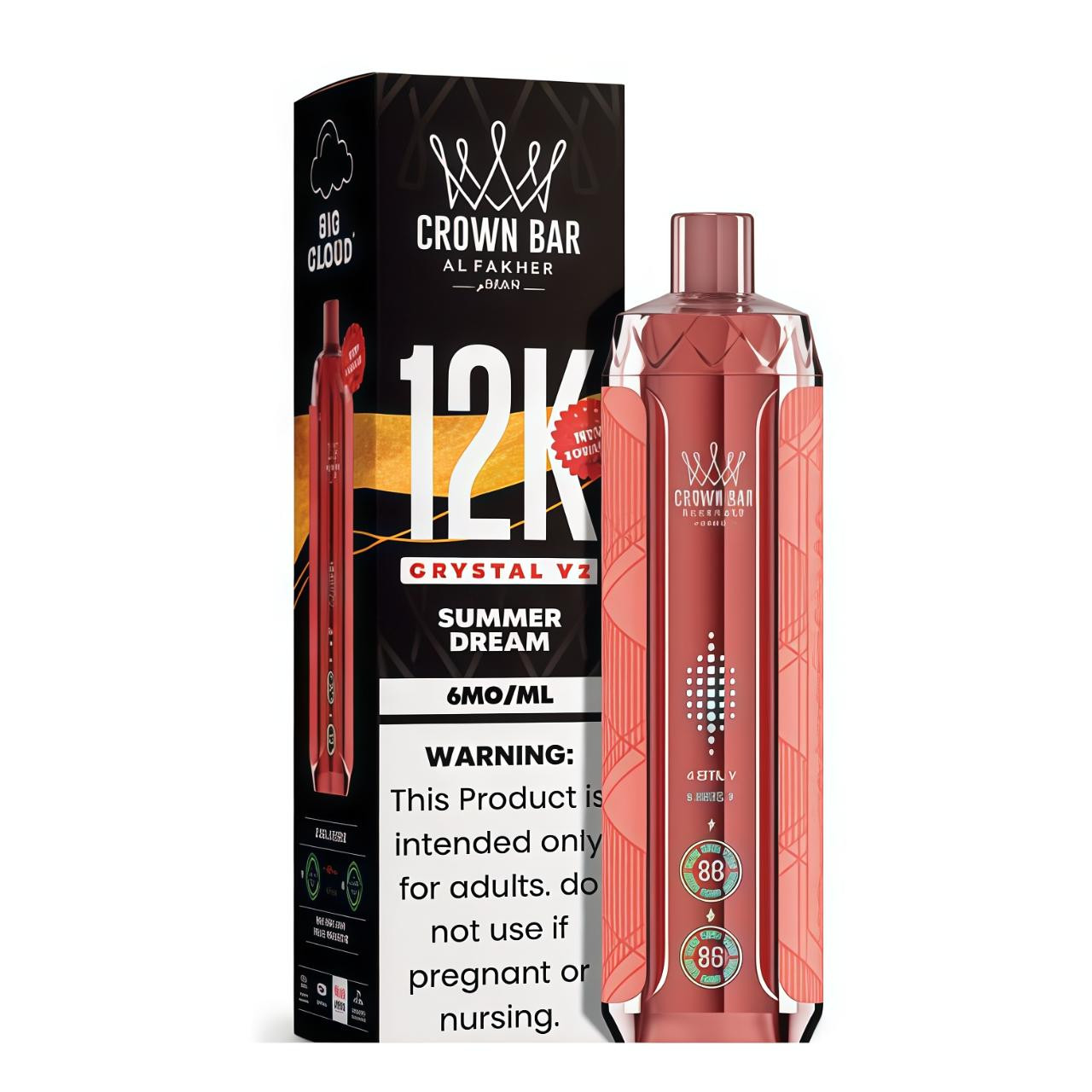 Al_Fakher_Crown_Bar_Crystal_V2_12K_Puff_Disposable-Summer_Dream__27451