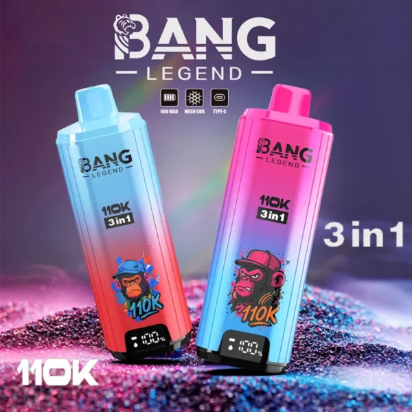 Bang Legend 110000 (110K) Puffs 3in1 Disposable Vape