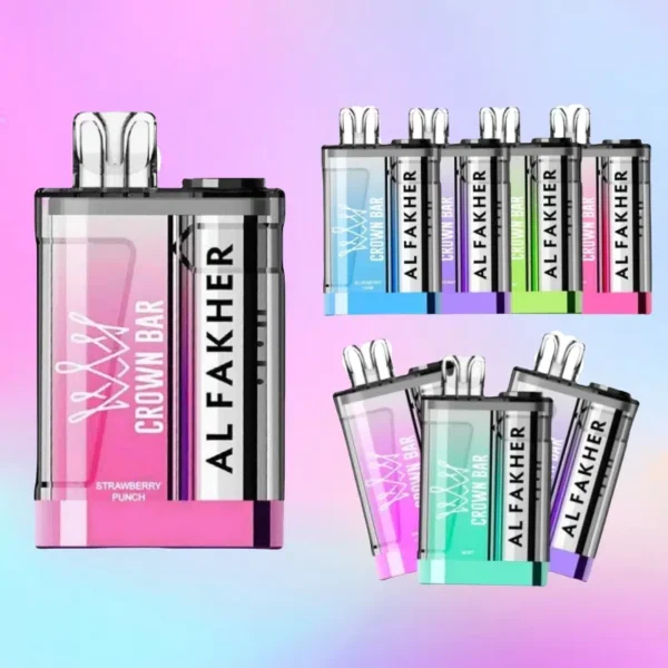 Al Fakher Crown Bar Crystal 9000 (9K) Puffs Disposable Vape