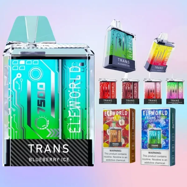 Elfworld Trans 7500 Puffs Disposable Vape