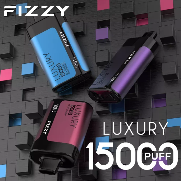 Fizzy Luxury 15000 (15K)Puffs LCD Screen Rechargeable Disposable Vape