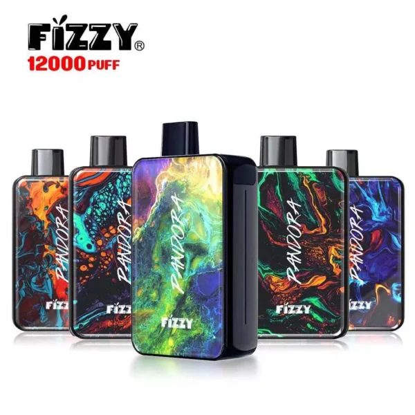 Fizzy Pandora 12000 (12K) Puffs LCD Screen Rechargeable Disposable Vape