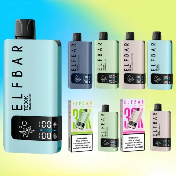 Elf Bar Te 30000 （30K) Puffs Disposable Vape