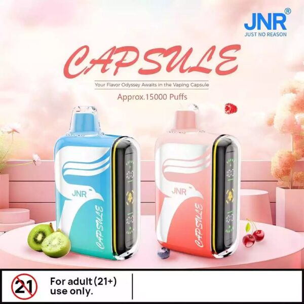 JNR Capsule 15000 (15K) Puffs Disposable Vape