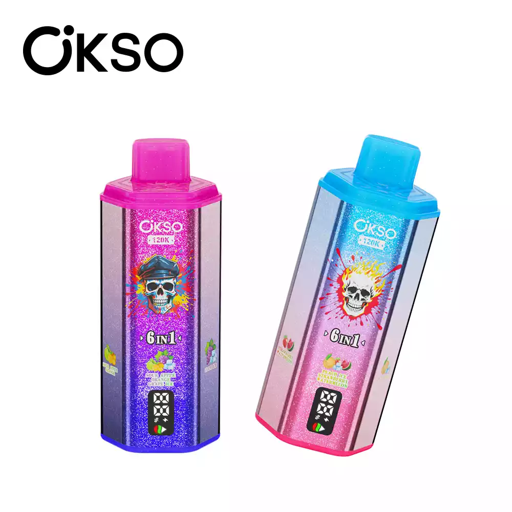 OKSO-6IN1-120k-120000-Puffs-6-Pod-System-Mesh-Coil-Technology-Disposable-Vape-Wholesale-Bulk-Buy-Multi-Options-1 OKSO-6IN1-120k-120000-Puffs-6-Pod-System-Mesh-Coil-Technology-Disposable-Vape-Wholesale-Bulk-Buy-Multi-Options-1