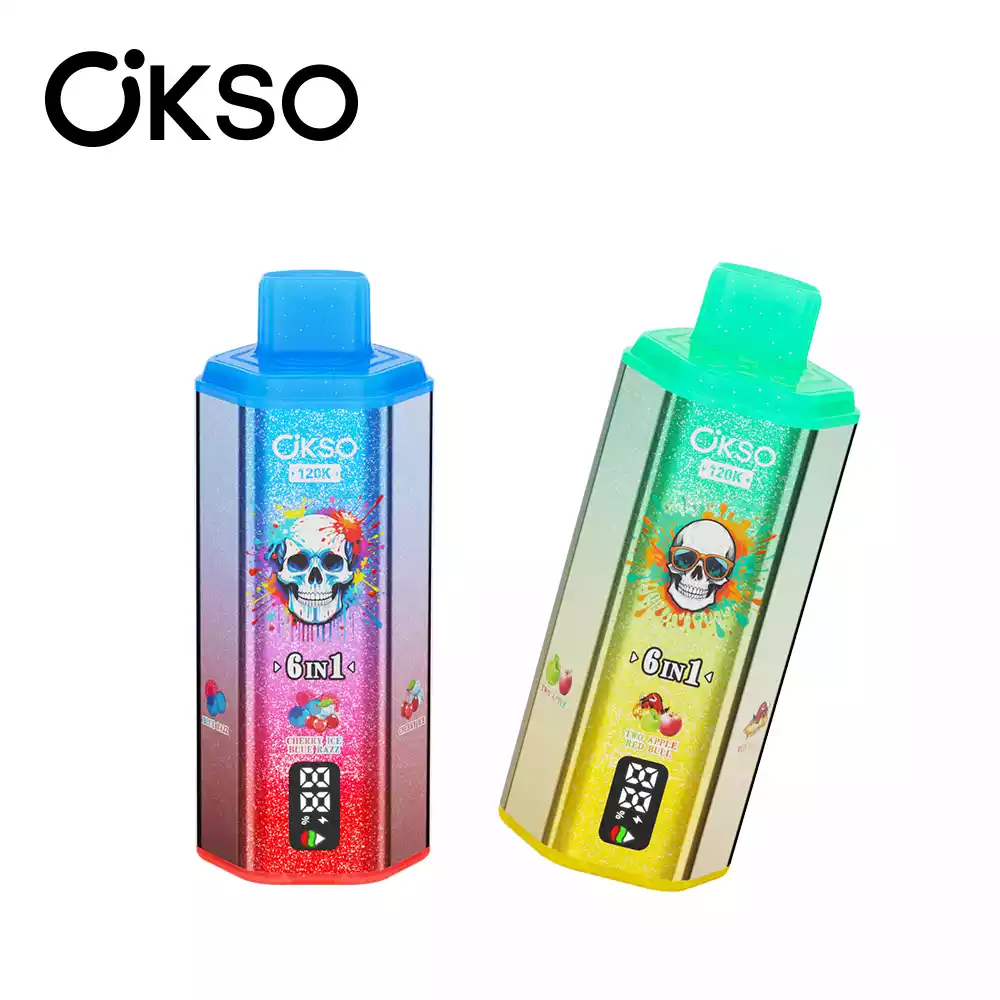 OKSO-6IN1-120k-120000-Puffs-6-Pod-System-Mesh-Coil-Technology-Disposable-Vape-Wholesale-Bulk-Buy-Multi-Options-5 OKSO-6IN1-120k-120000-Puffs-6-Pod-System-Mesh-Coil-Technology-Disposable-Vape-Wholesale-Bulk-Buy-Multi-Options-5