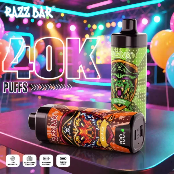 Razz Bar 40000 (40K) Puffs Disposable Vape