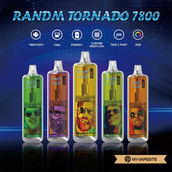 Randm Tornado 7800 Puffs Disposable Vape