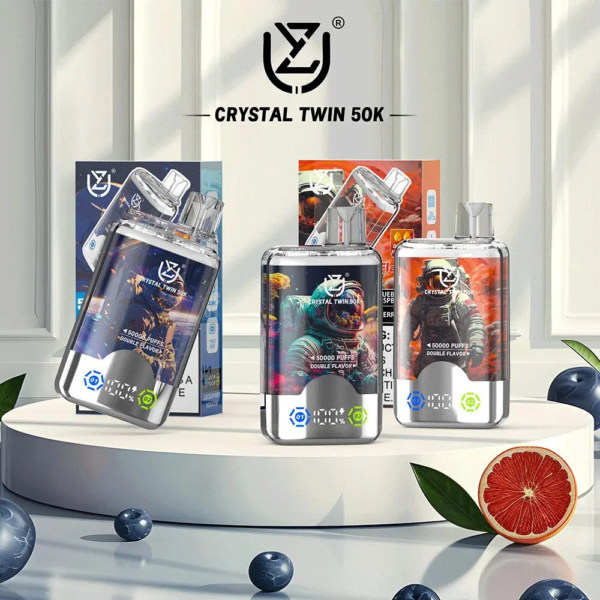 UZY Crystal Twin 50000 （50K）Puffs Disposable Vape