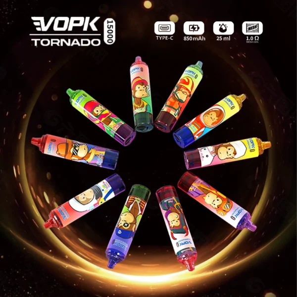 VOPK Tornado 15000 (15K)Puffs Disposable Vape