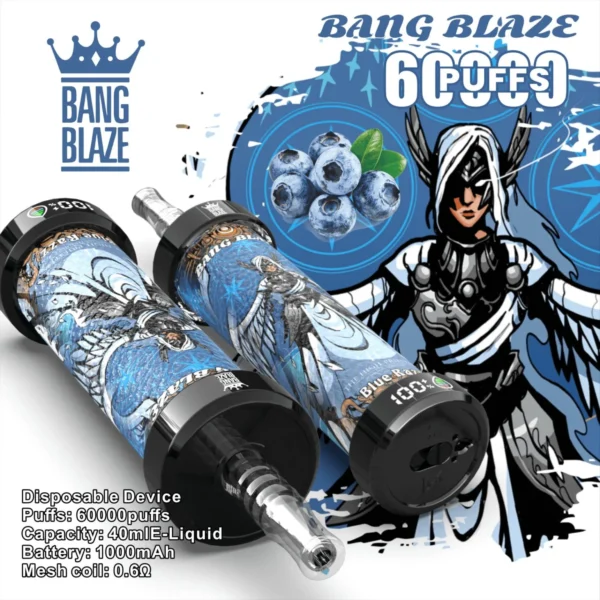 Bang Blaze 60000 (60K) Shisha Puffs Long Lasting Disposable Vape
