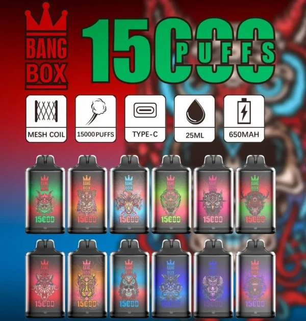 Bang Box 15000 (15K)Puffs Disposable Vape