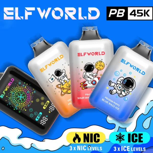 ELF WORLD PB 45000 (45K) Puffs Disposable Vape