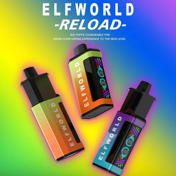 ELF WORLD Reload 25000 (25K) Puffs Pod Disposable Vape