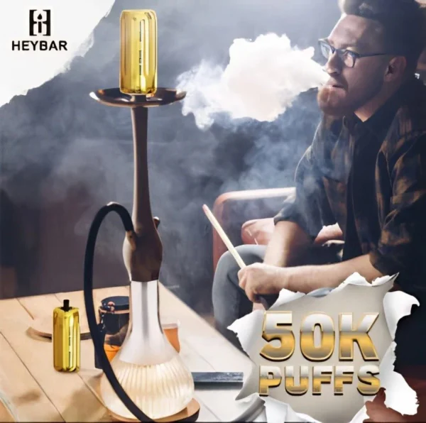 Heybar E-Hookah 50000 (50K) Puffs Disposable Vape