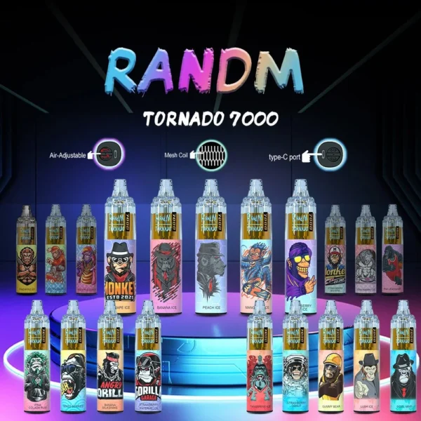 Randm Tornado 7000 (7K) Puffs Disposable Vape