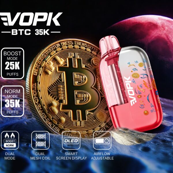 VOPK BTC 35000(35K) Puffs Disposable Vape