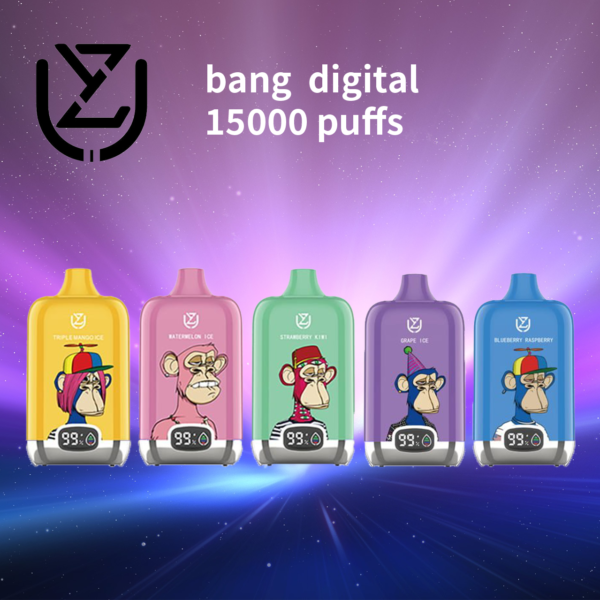 UZY Bang Digital 15000 (15K) Puffs Disposable Vape