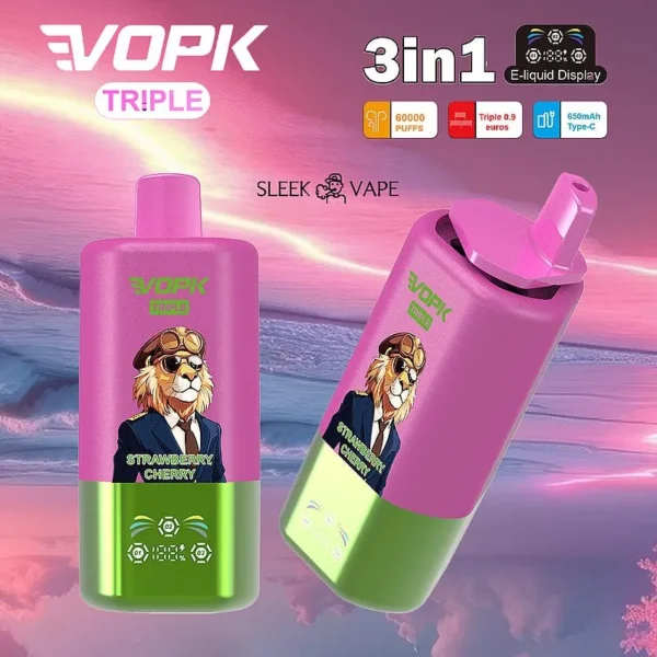 Vopk Triple 60000 (60K) Puffs  3-in-1 Disposable Vape
