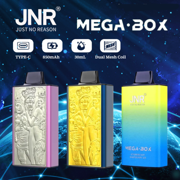 JNR Mega Box 25000 (25K) Puffs Disposable Vape