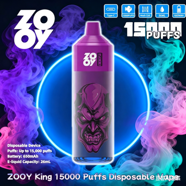 Zooy King 15000 (15K) Puffs Disposable Vape
